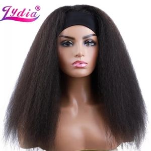 Kinky Straight Headband Synthetic Wig, #4